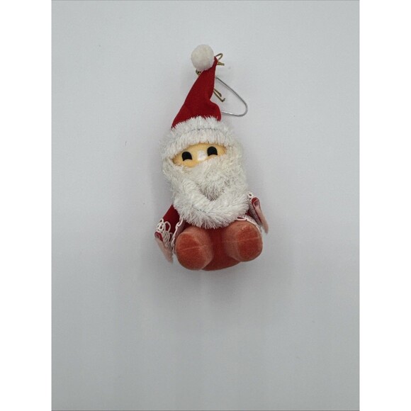 Vintage Santa Ornament Lot - Wood And Resin - 1970’s, 1980’s - 8 items - Picture 11 of 11